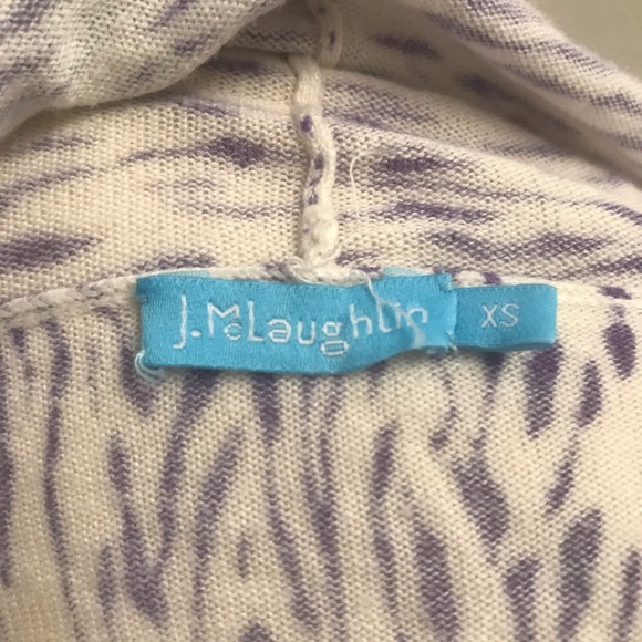 J. McLaughlin Zebra Animal Print Open Cardigan XS - Picture 5 of 5